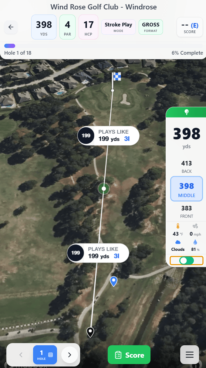 BirdieConnect GPS App